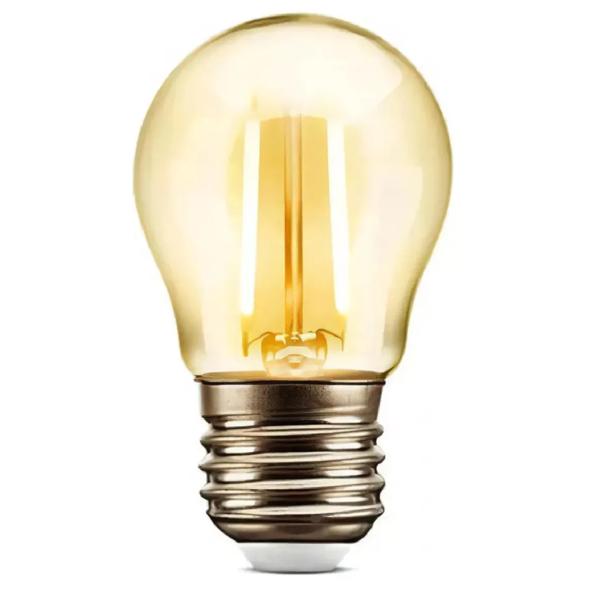 Lâmpada Bolinha LED Filamento 2 W Retro E27 Ambar G45 60743 EmbuLED