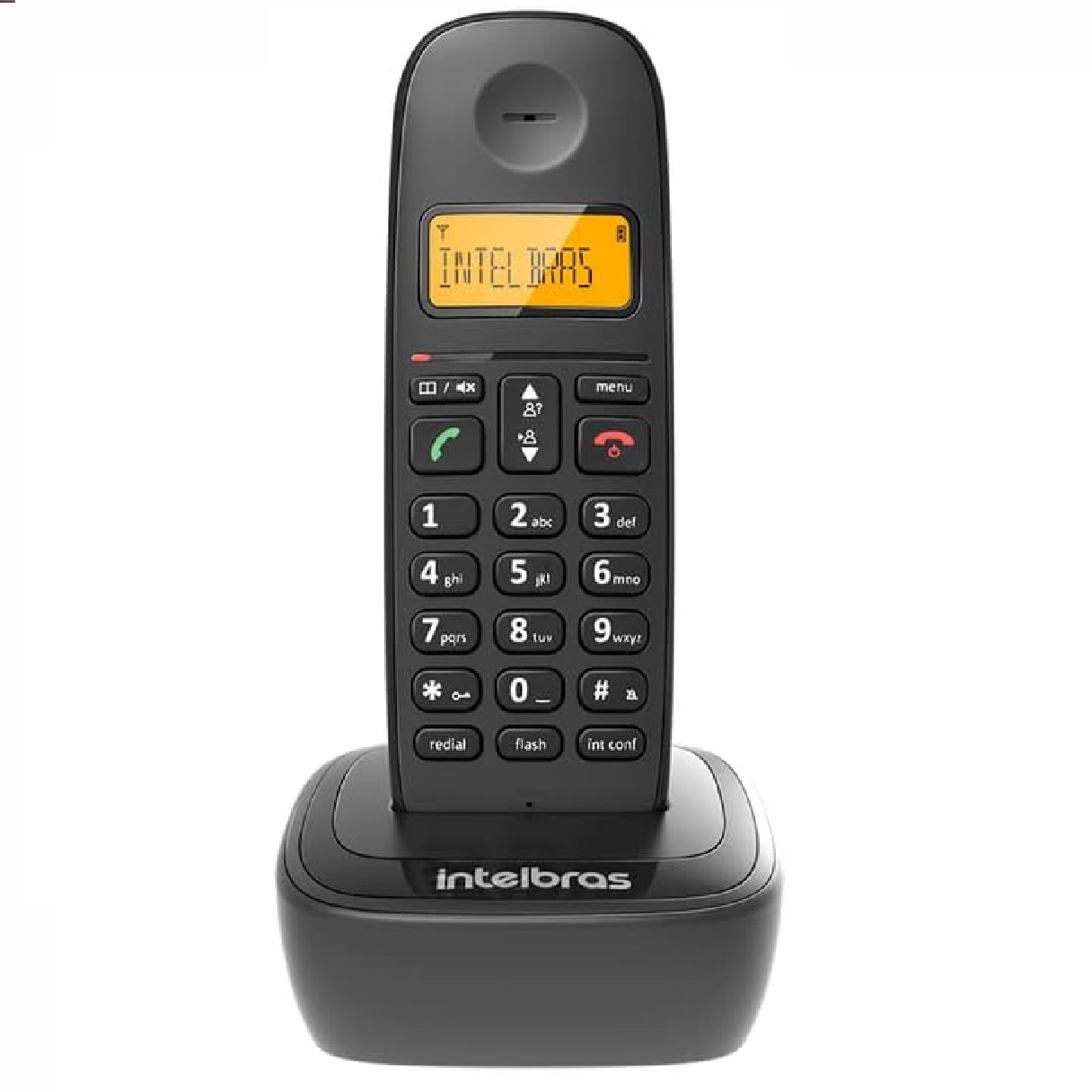 Telefone Sem Fio Intelbras TS 2510 Preto Identificador De Chamada