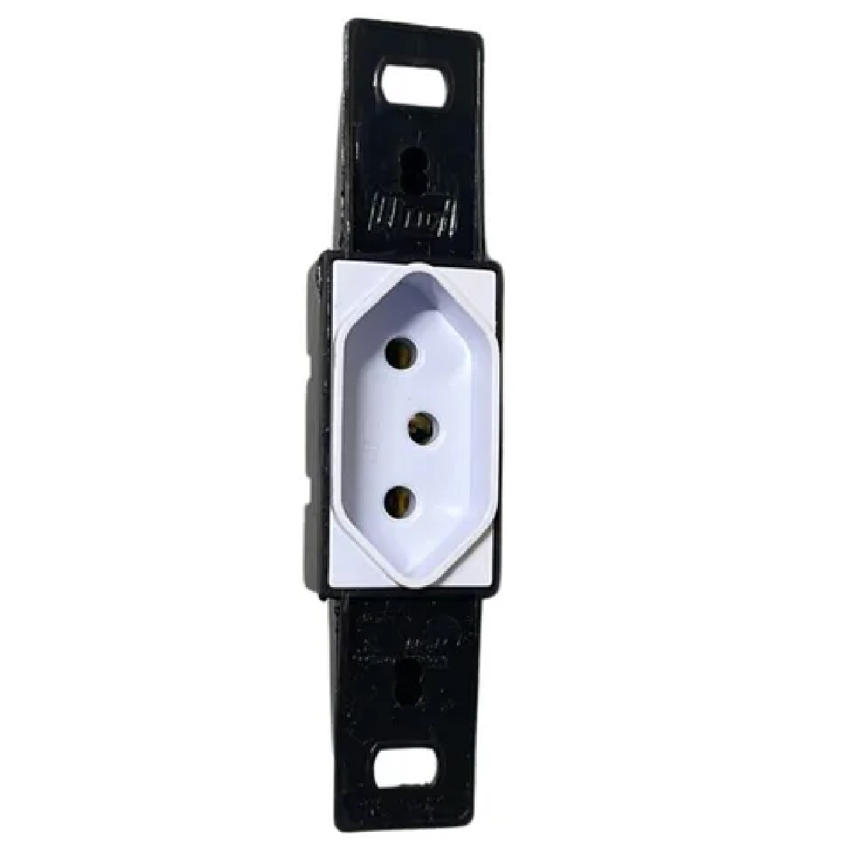 Tomada 2P+T Hexagonal para Condulete 10 A 250 V Haste Longa Branca 97845 B.Lux