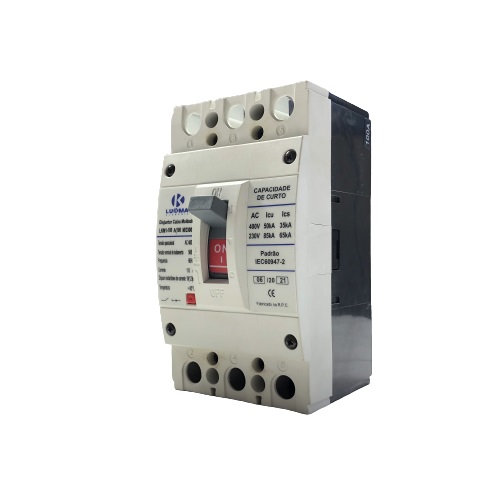 Disjuntor Caixa Moldada Tripolar 80 A LKM1-80A Lukma