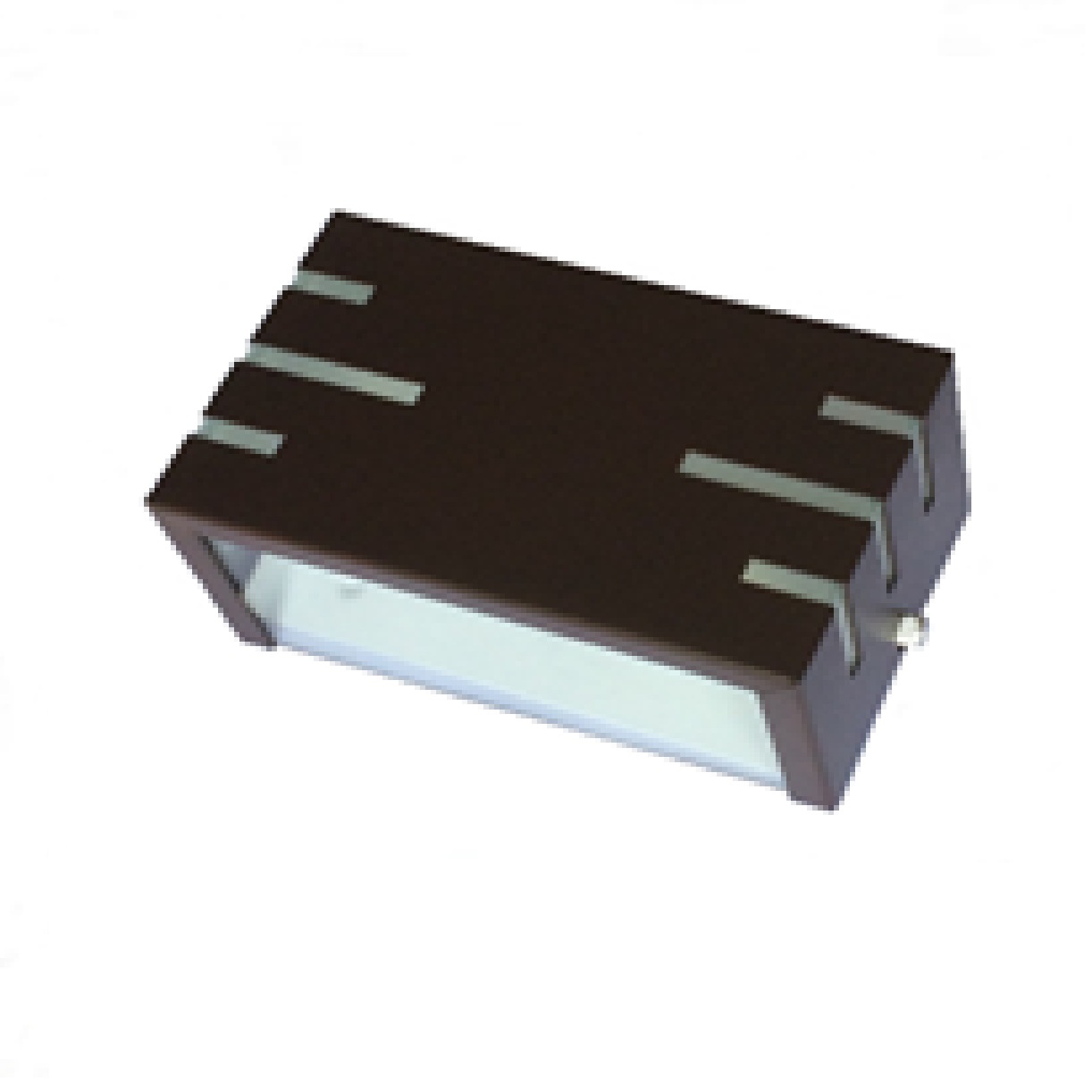 Arandela de Alumínio 2 Focos 3 Frisos 15 x 7 x 9 1x G9 Marrom MOD121MR Foco Iluminação