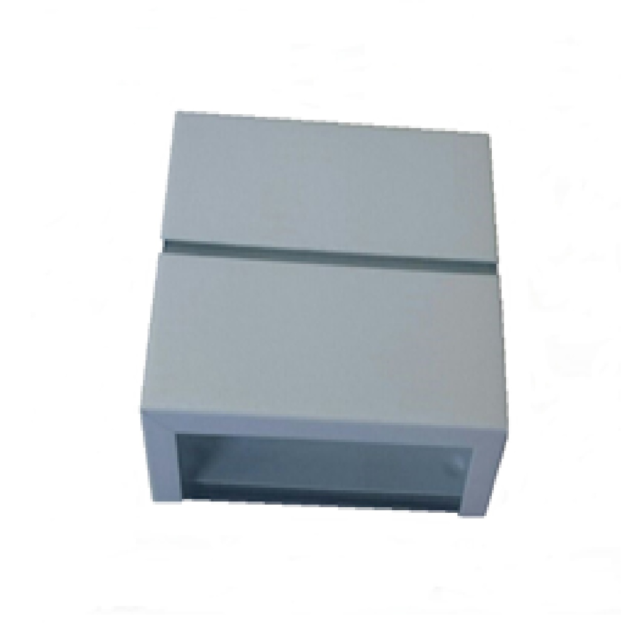 Arandela de Alumínio 2 Focos 1 Friso 12 x 12 x 5 1x G9 Branco MOD103FBR Foco Iluminação