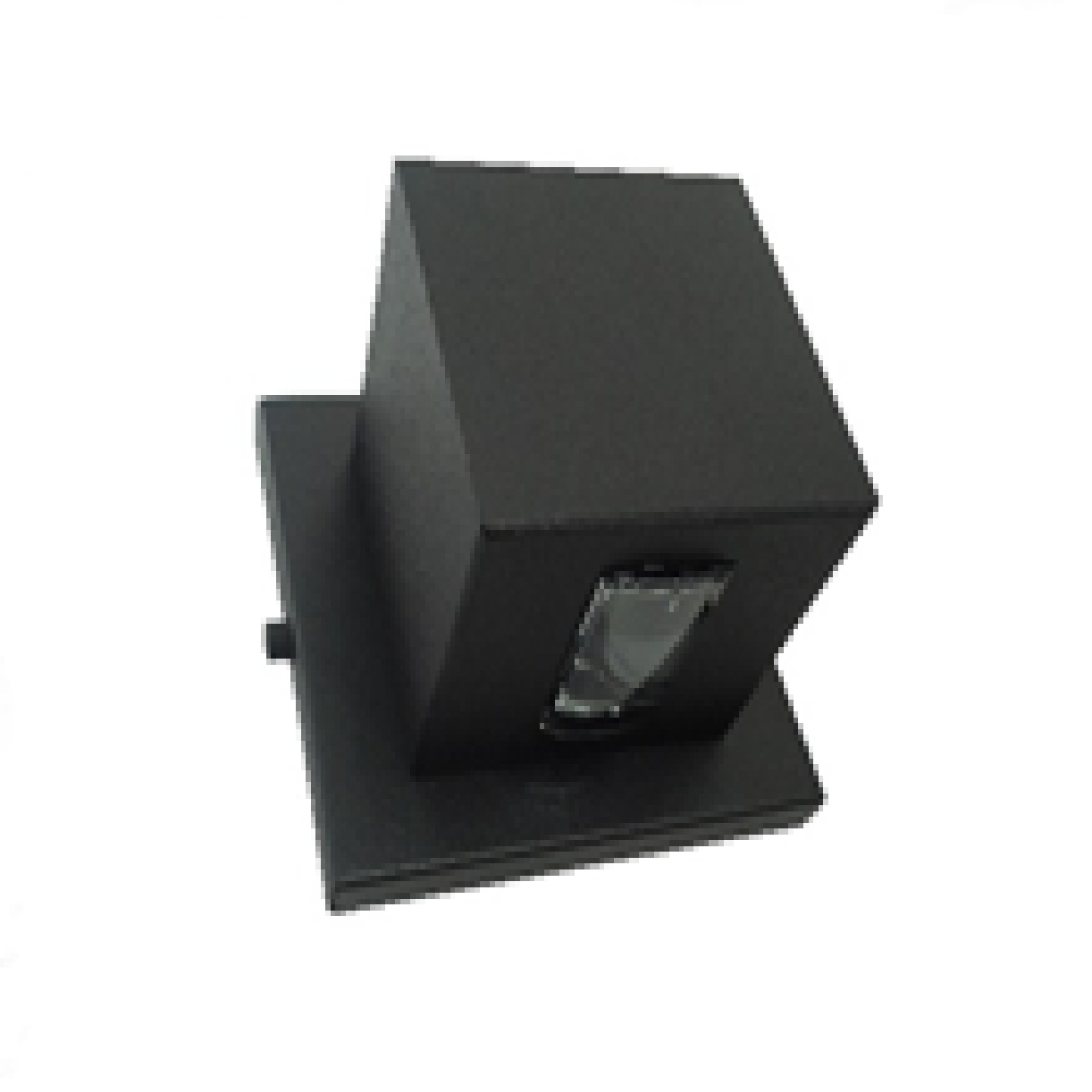 Arandela de Alumínio 2 Focos Lente Frontal 11 x 11 x 7,5 1x G9 Preto MOD1385PT Foco Iluminação