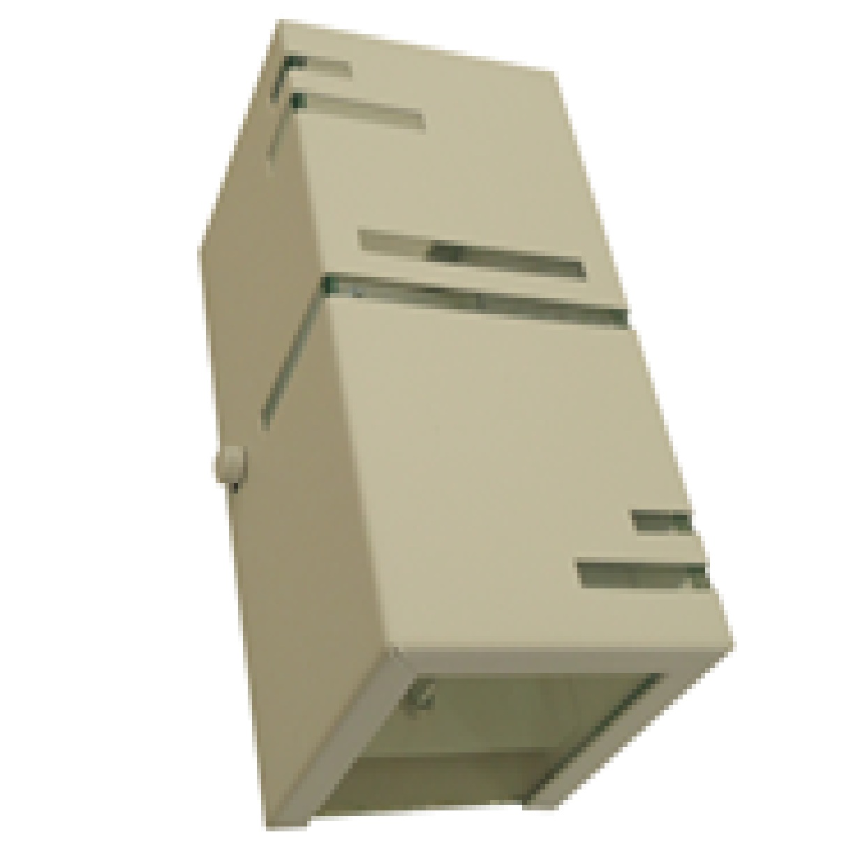 Arandela de Alumínio 2 Focos 4 Frisos 15 x 8 x 8 1x G9 Branco MOD1500BR Foco Iluminação