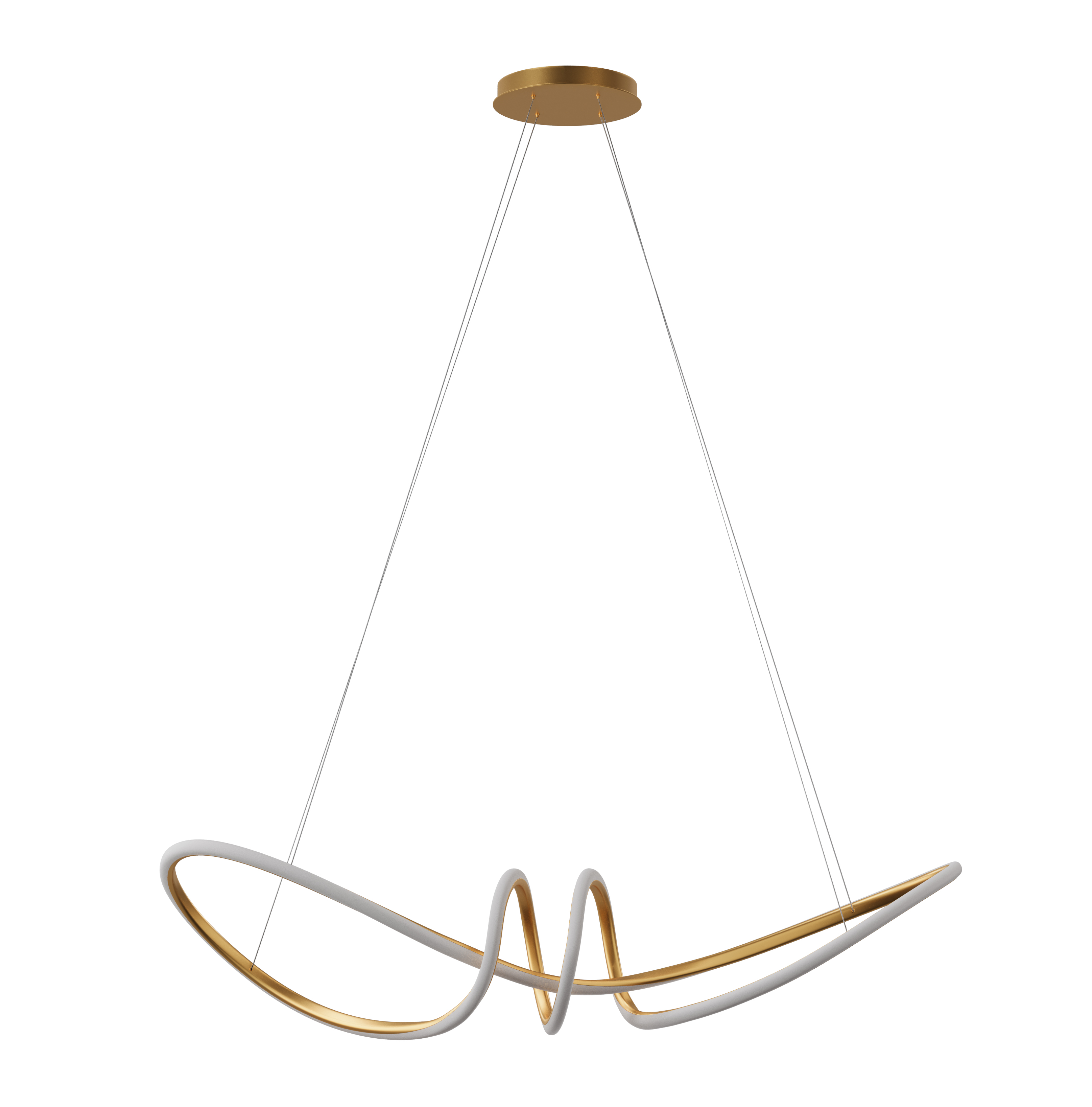 Pendente LED Copenhage 47 W 3000 K Dourado PD622/GD Kin Light