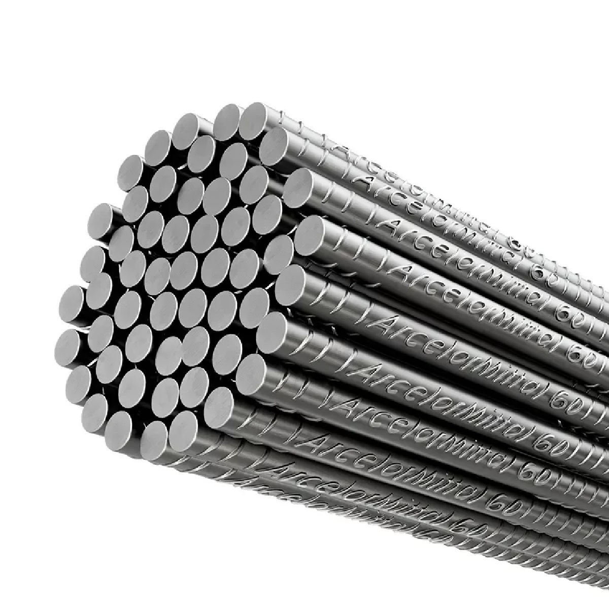 8 Vergalhões Roscados Galvanizados 1/4 pol. (6,35 mm) x 1,5 m Elétrica Bichuette