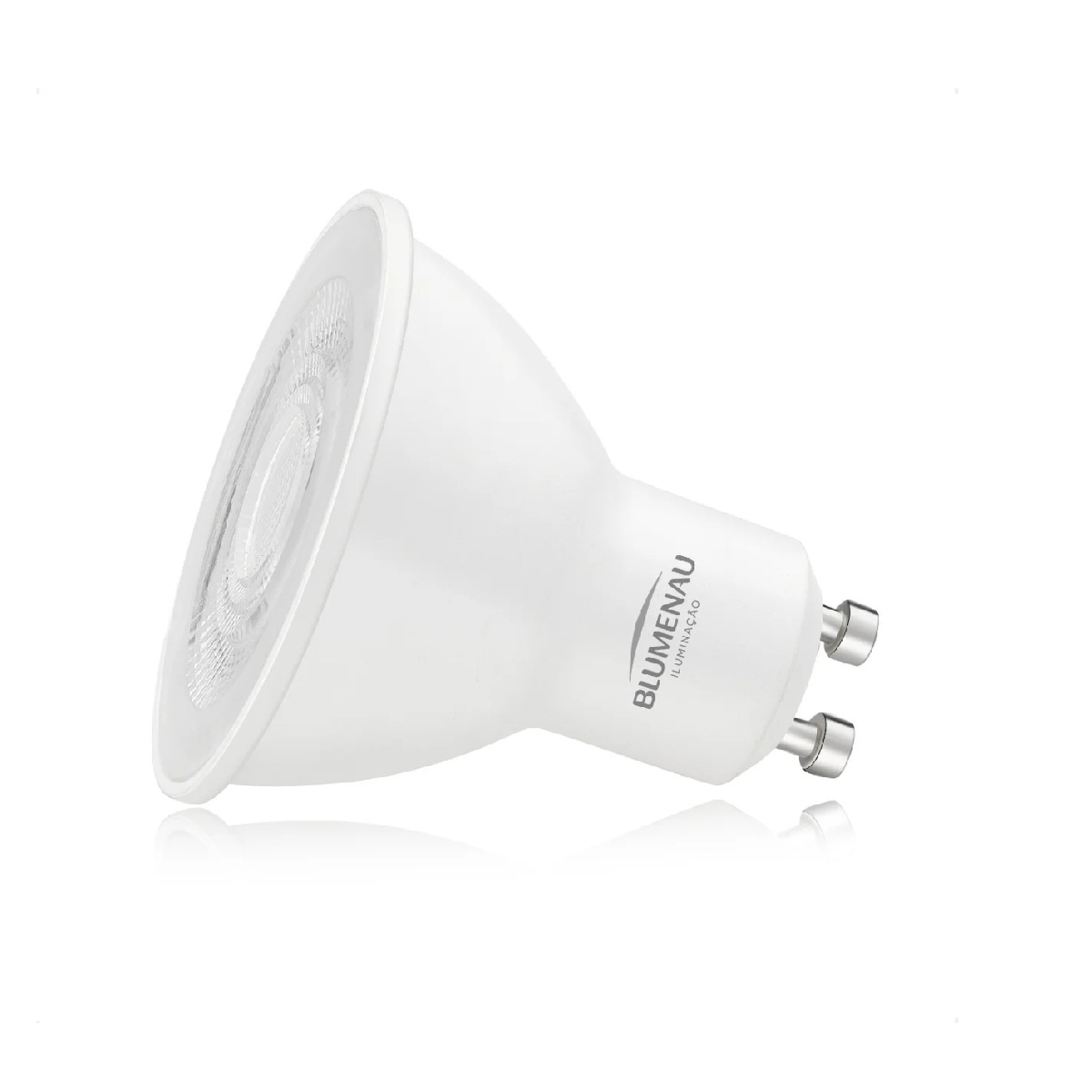 Lâmpada LED Dicróica MR16 GU10 7 W 3000 K Bivolt Blumenau Iluminação