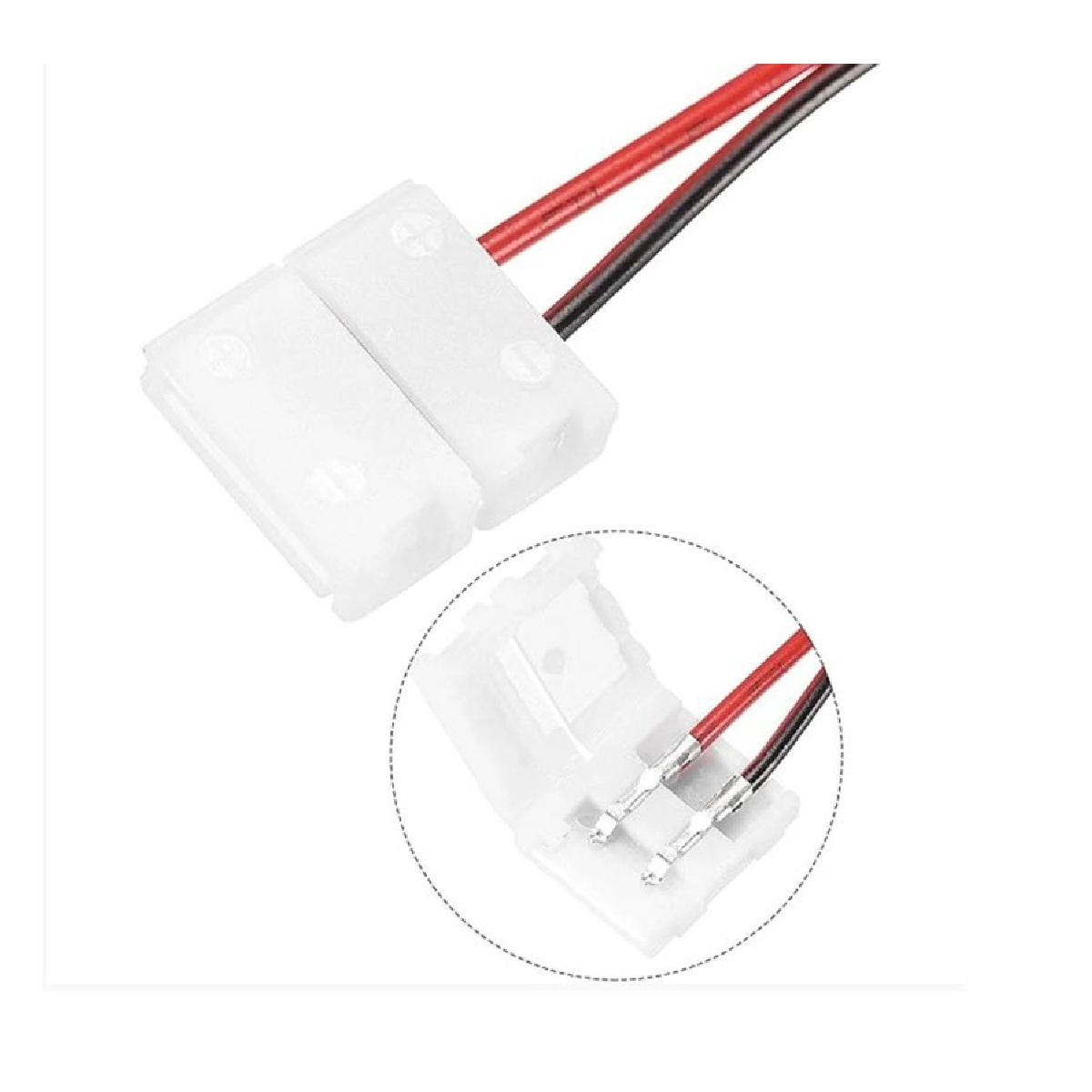 Conector com Rabicho para Fita LED Monocromática 8 mm 528.0006 Amatools