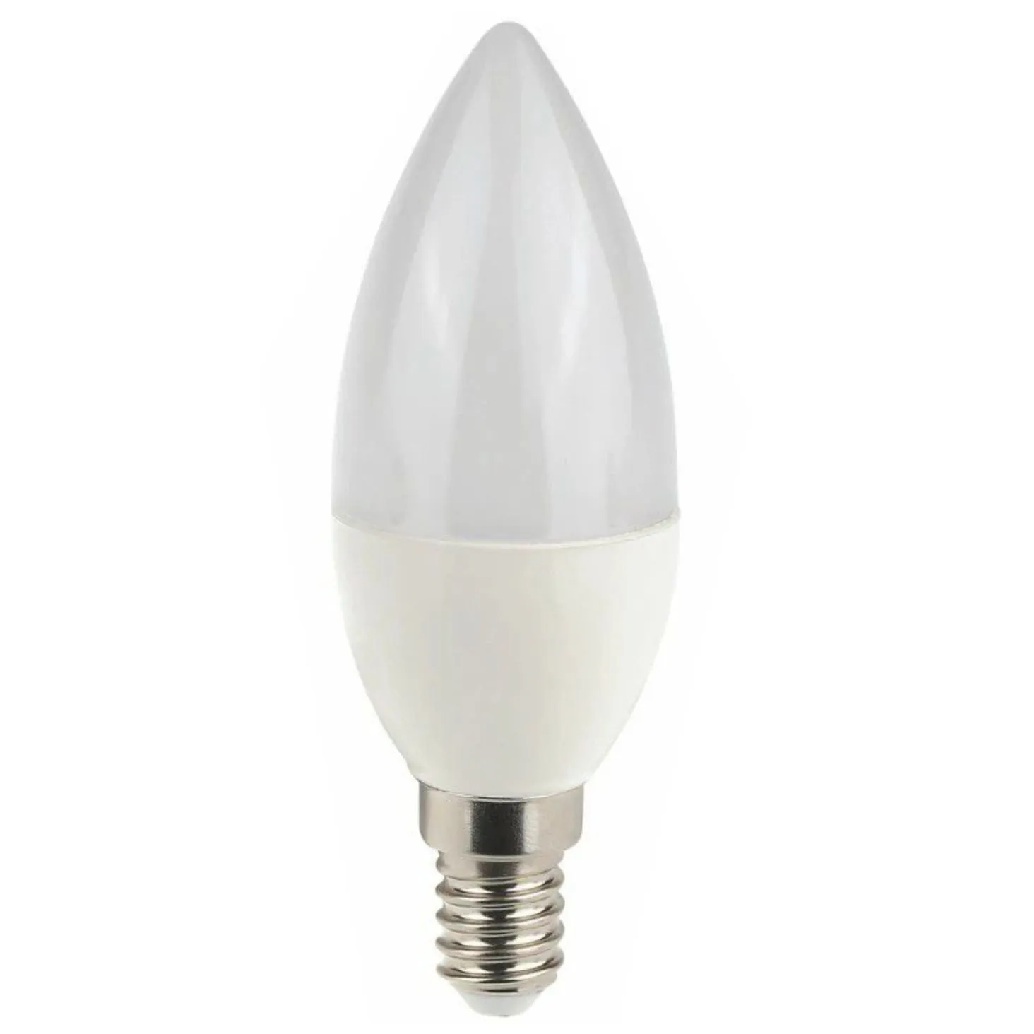 Lâmpada LED Filamento Vela Balão Leitosa 4,7 W E14 3000 K Bivolt EB2200 Embuled