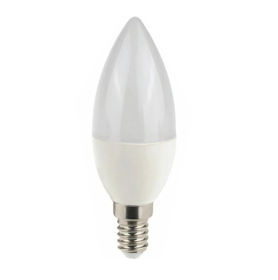 Lâmpada LED Filamento Vela Balão Leitosa 4,7 W E14 6500 K Bivolt EB2201 Embuled