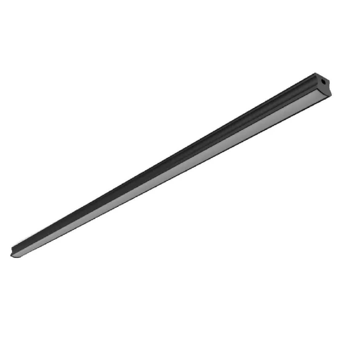 Perfil de Alumínio de Sobrepor x 2 m Preto EBFIL608892 Embuled