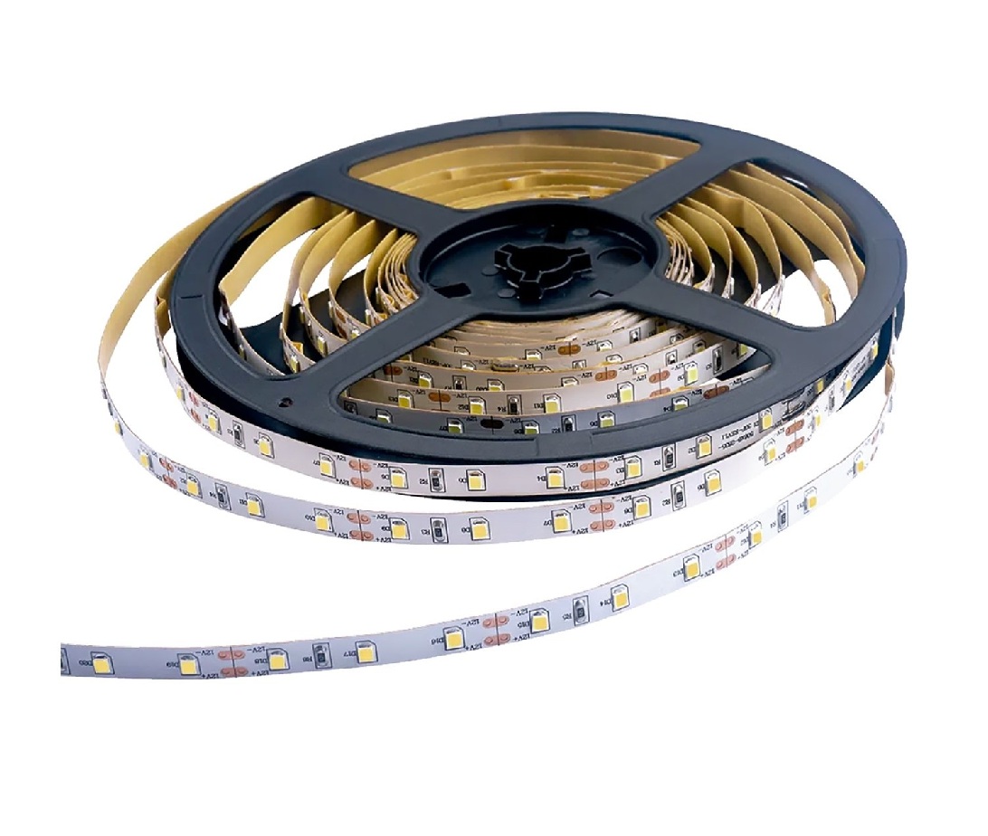 Fita LED SMD 2835 120 LEDs/m 12 V 12 W/m 3000 K IP20 Rolo 5 m EBFT80446 Embuled