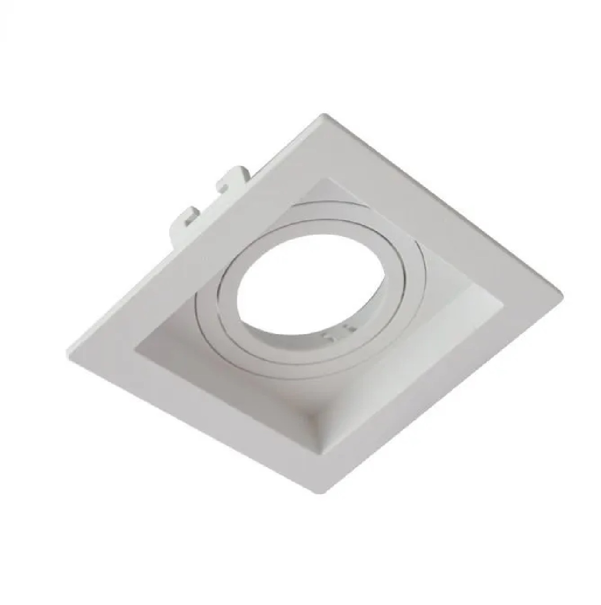 Spot de Embutir Quadrado Recuado para Lâmpada PAR20 Branco 90 x 90 mm 1062222 Moon