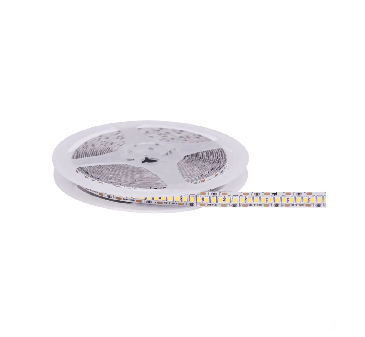 Fita LED SMD 2835 240 LEDs/m 12 V 12 W/m 4000 K IP20 Rolo 5 m EBFT80450 Embuled