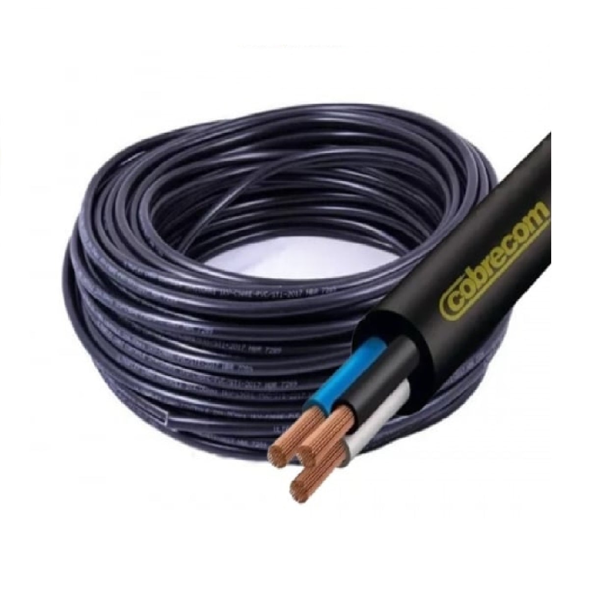 Cabo Flexível PP 3 x 1,50 mm² Rolo 100 m Cobrecom