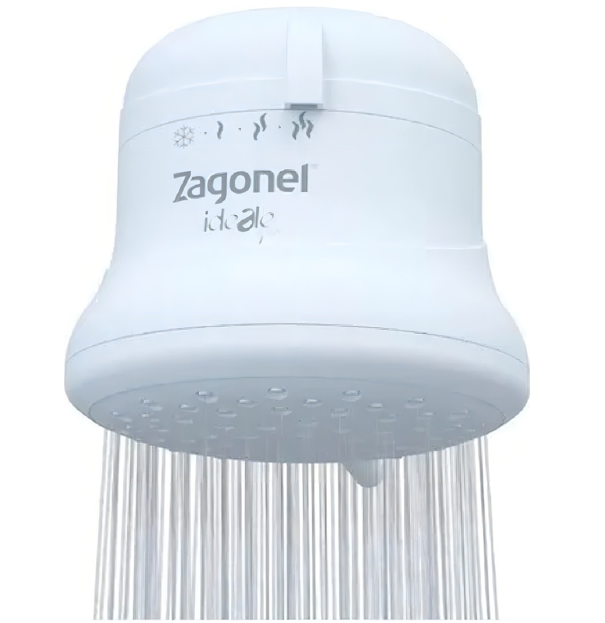 Ducha Chuveiro Ideale Plus Elétrico 4 Temperatura 6800 W 220 V Branco Fixo Zagonel