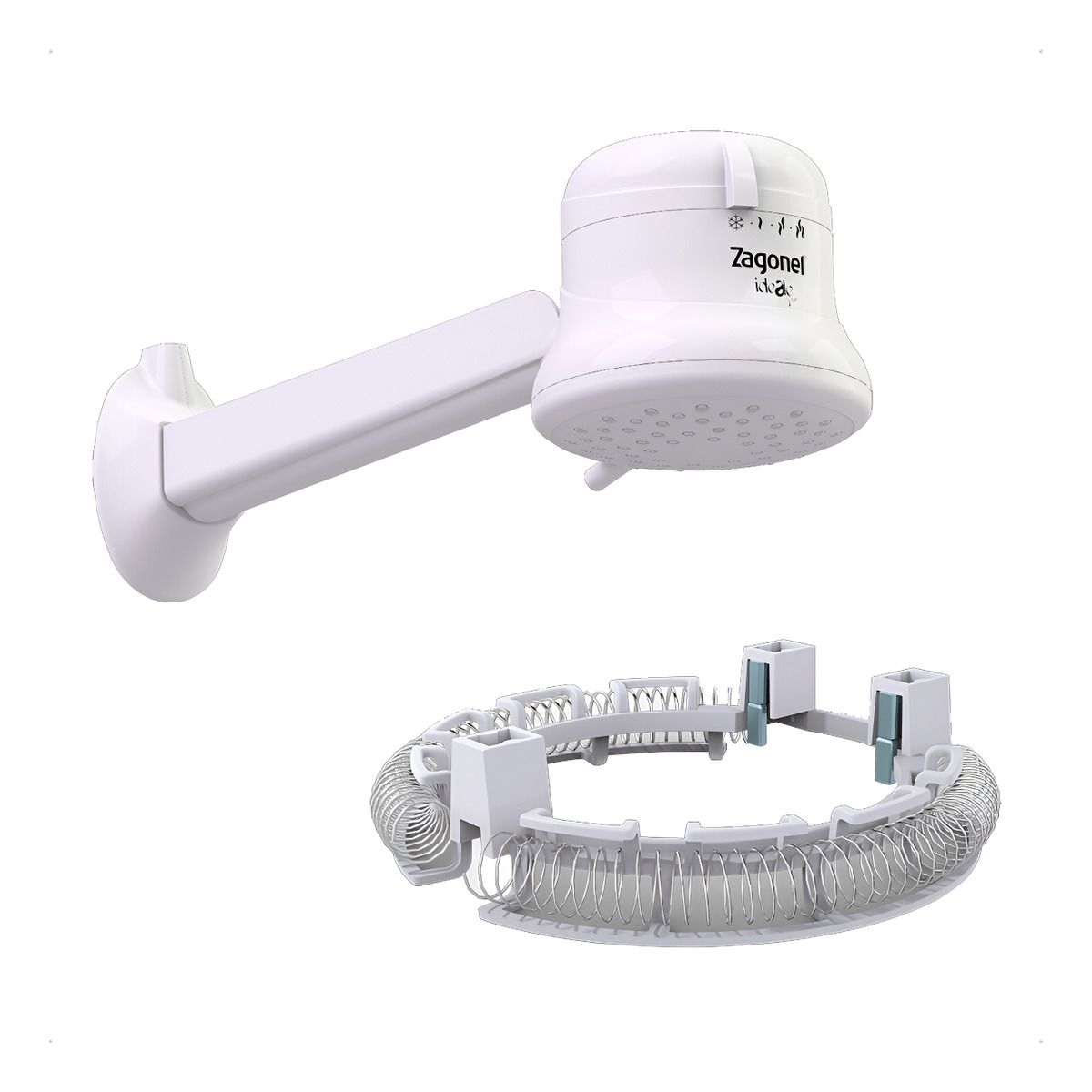 Resistência Ducha Ideale Plus/fluir Elétrica 220 V 6800 W Zagonel