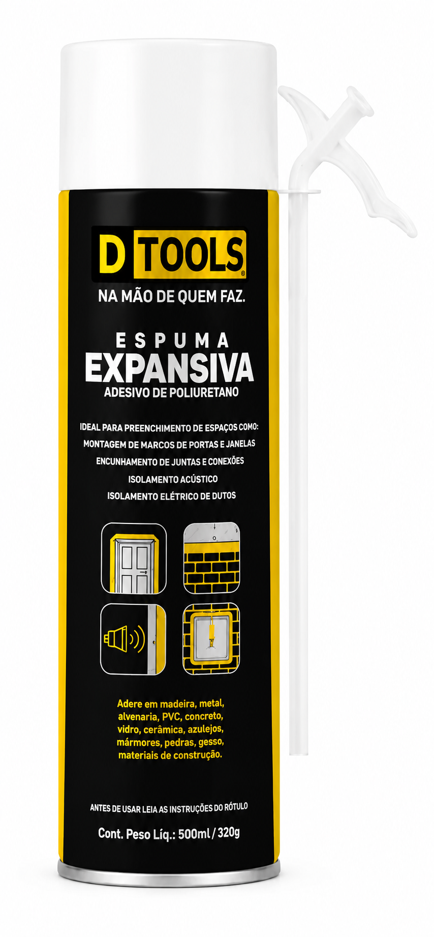Espuma Expansiva de Poliuretano 500 ml 320 g Beltools