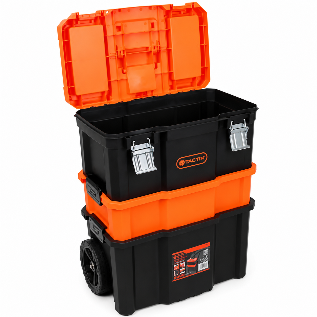 Caixa de Ferramentas Modular 3 em 1 com Rodas Amatools