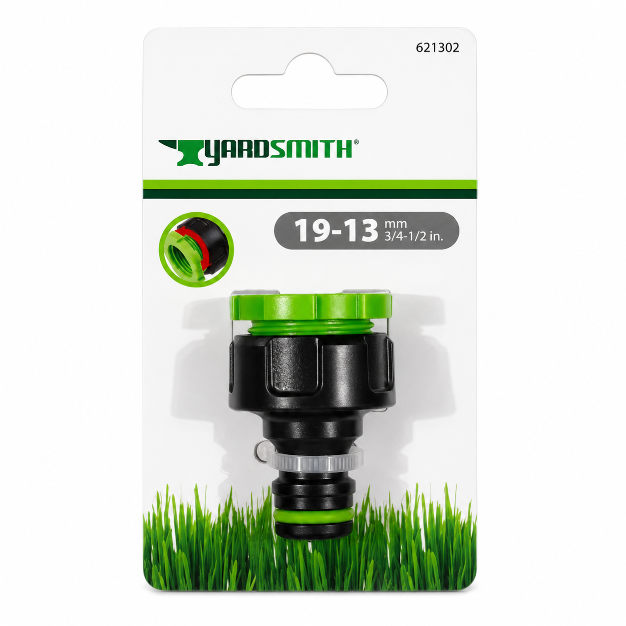 Adaptador de Torneira com Rosca Fêmea 1/2 e 3/4 650.0002 Yardsmith