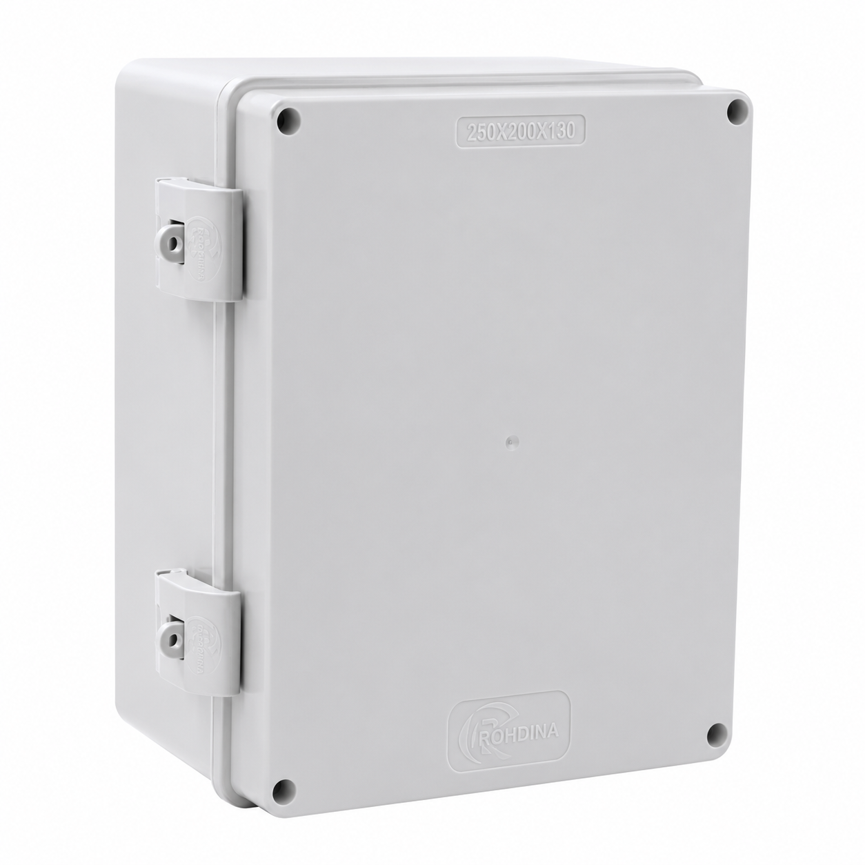 Caixa de Passagem de Sobrepor PVC IP68 190 x 150 x 110 mm Cinza Completa Rohdbox Rohdina