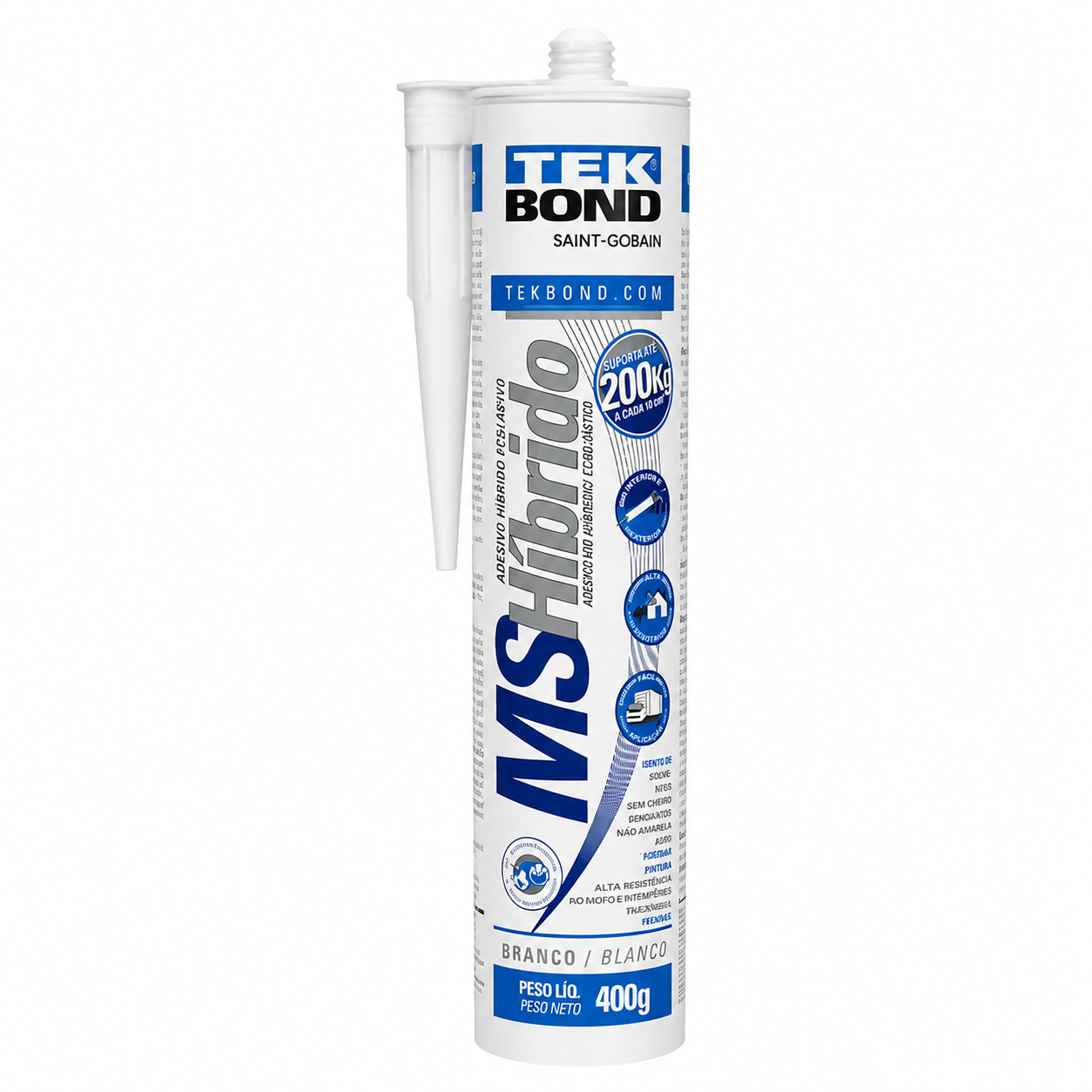 Adesivo MS Fixa Tudo Branco 400 g Tekbond