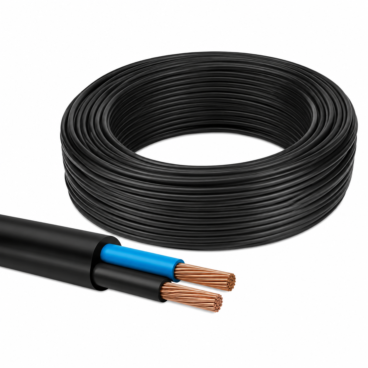 CABO FLEXIVEL PP 2 X 1,50MM2 MT BRASCOPPER