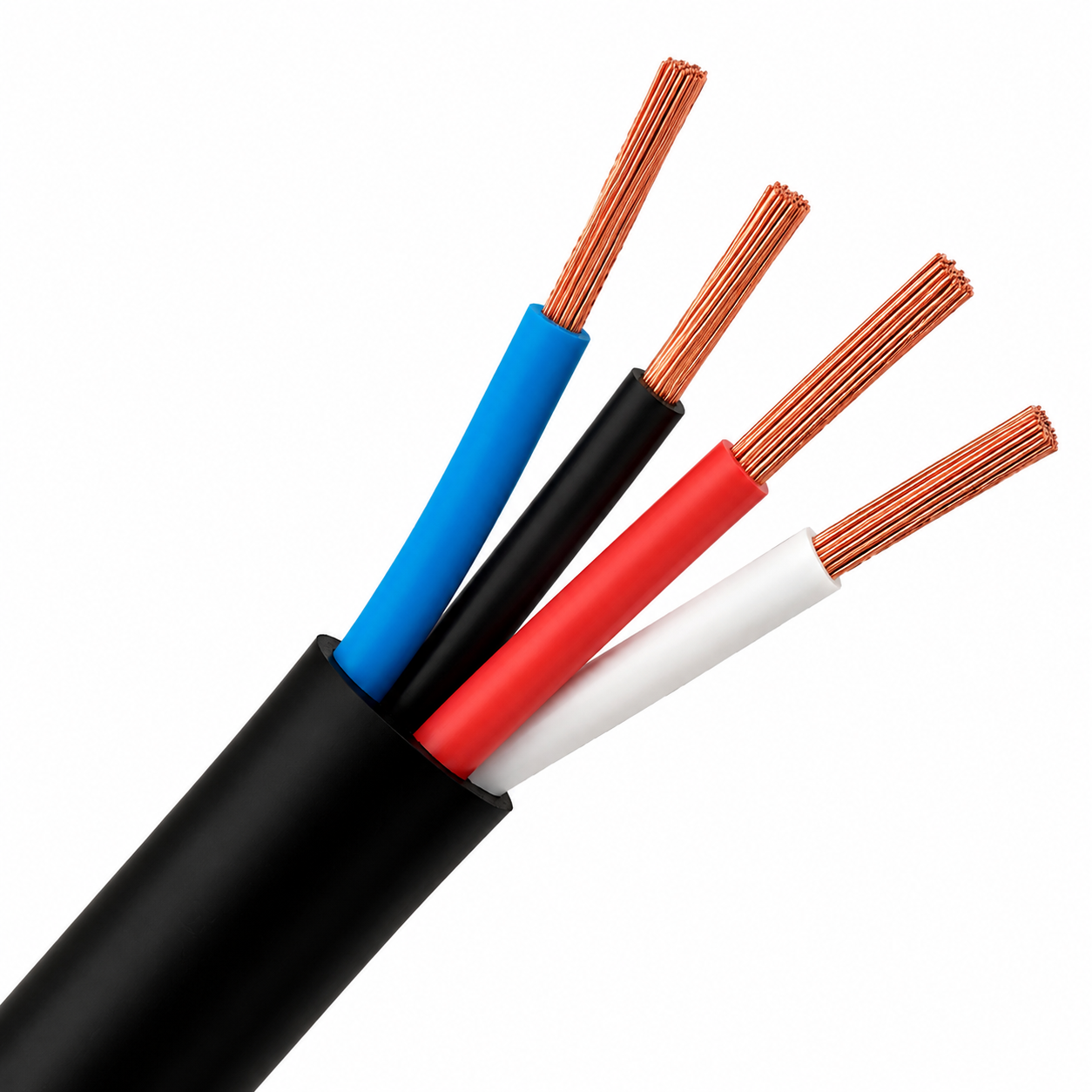 CABO FLEXIVEL PP 4 X 1,50MM2 MT BRASCOPPER