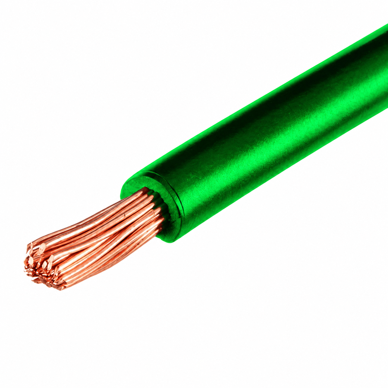 CABO FLEXIVEL 6,00MM2 VERDE MT BRASCOPPER