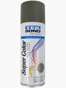 Spray Tinta Metalico Grafite 400ml Uso Geral 150096 Tekbond