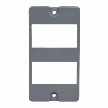 Tampa Para Condulete 4x2 PVC Cinza 2modulo Hidrossol