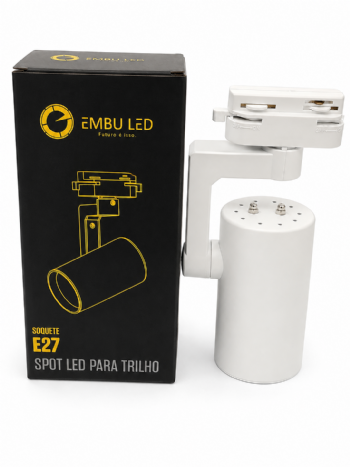 Spot para Trilho Eletrificado PAR20 E27 Branco 61482 Embuled