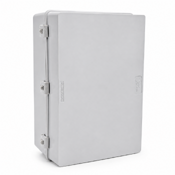 Quadro de Comando de Sobrepor PVC IP68 450 x 300 x 200 mm Tampa Transparente Completa 888266 Rohdbox Rohdina