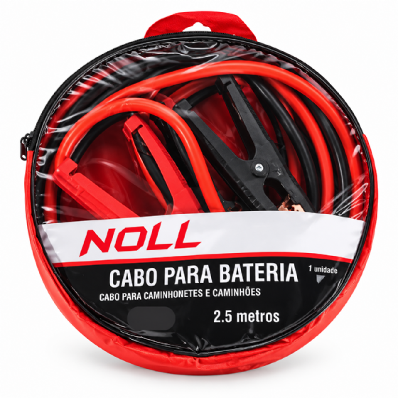 CABO CHUPETA RECARGA BATERIA 2,50MTS C/GARRA JACARE 400A AMATOOLS