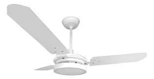 VENTILADOR TETO 3PAS MDF 127V VALEN COM LED 6500K BRANCO VENTEX SILENCIOSO DIAMETRO 1,1METROS