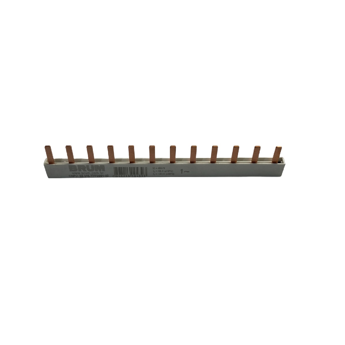 Barramento Pente 1 x 12 Pinos BRM12D Brum