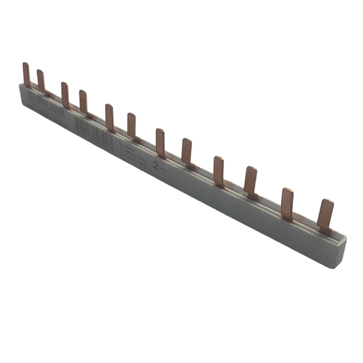 Barramento Pente 2 x 12 Pinos 63 A BRB12D Brum