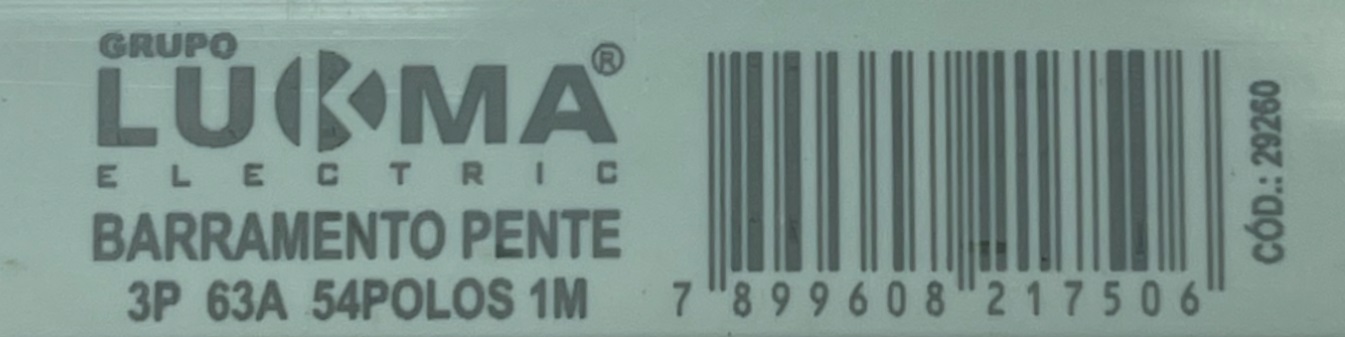 Barramento Pente 3 x 18 Pinos BRT18D Brum