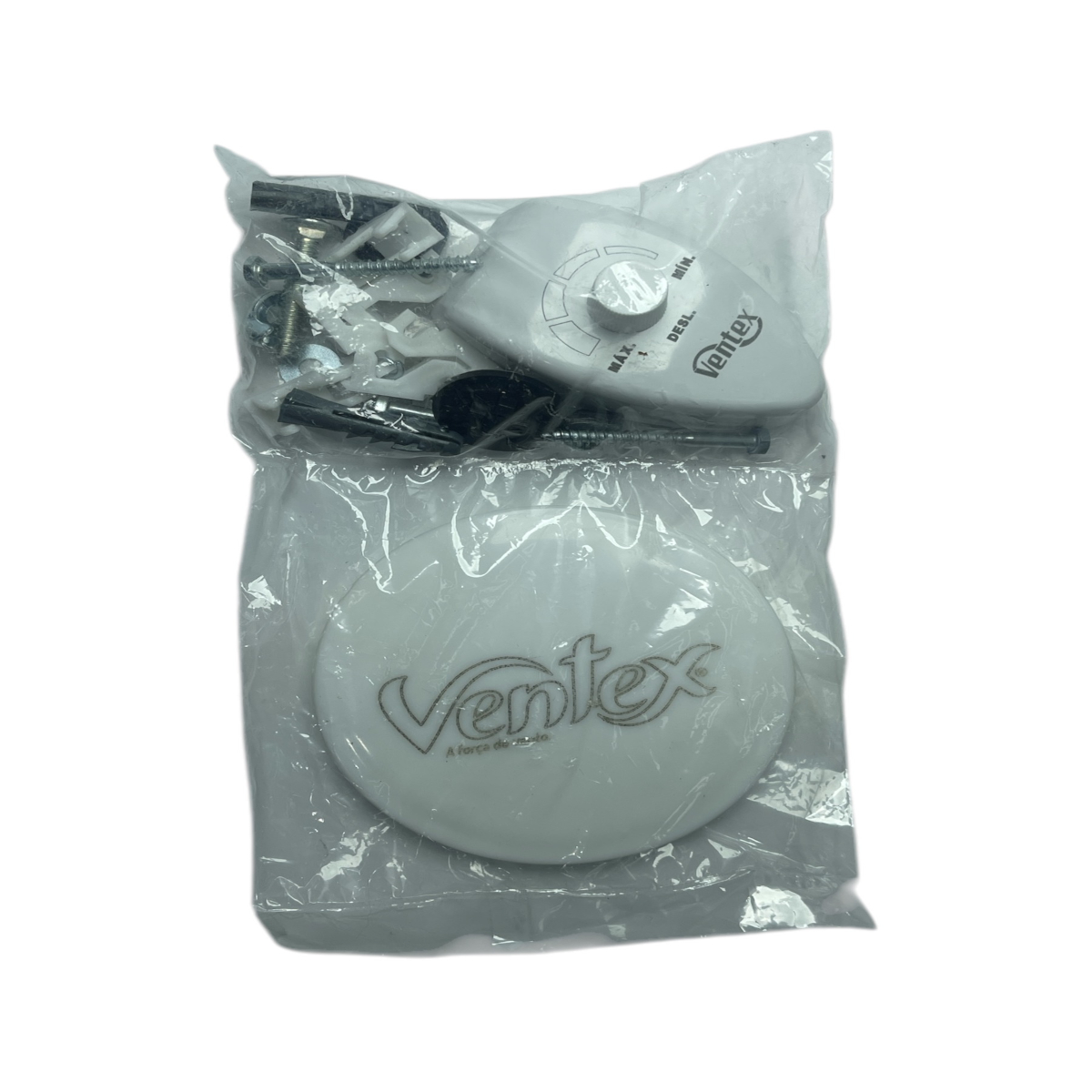 Ventilador de Parede Oscilante Max Turbo 60 cm 210 W Bivolt Branco Ventex