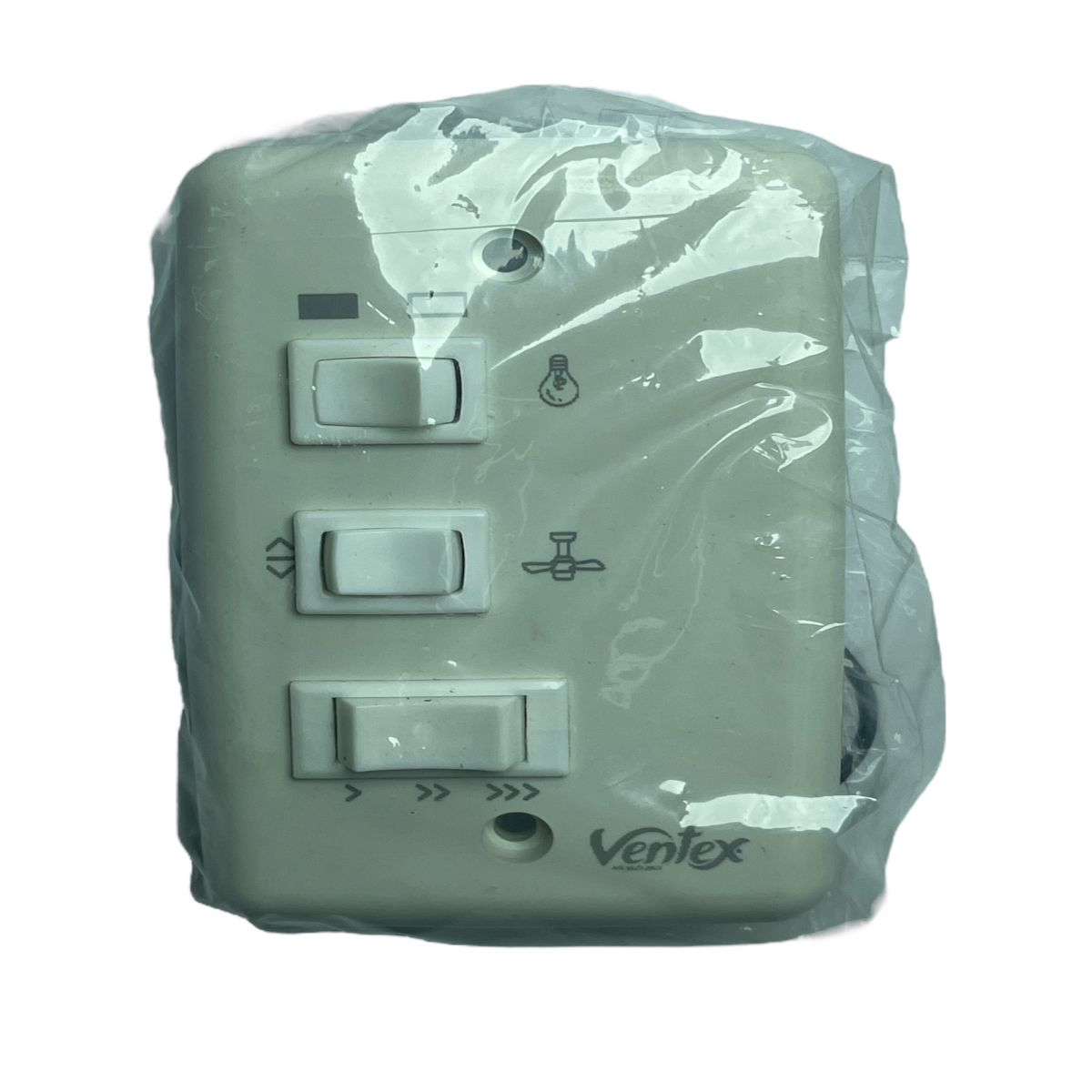 Ventilador de Teto Maragogi 3 Pás 127 V 150 W LED 24 W 6500 K Branco/Branco 1,15 m 902 Ventex