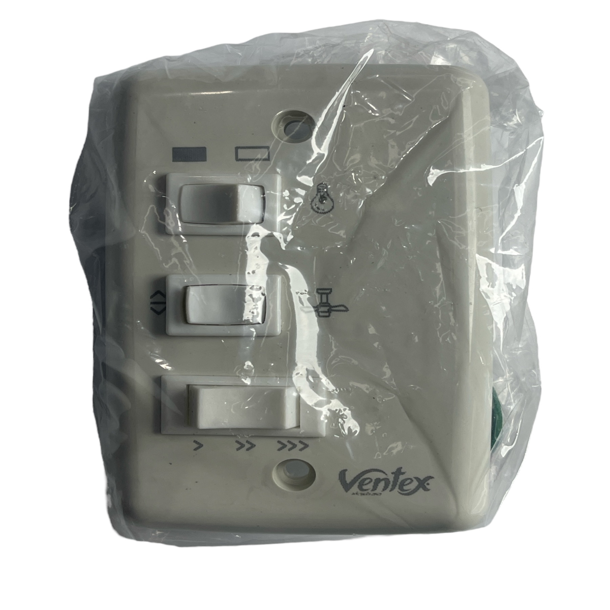 Ventilador de Teto Valen LED 3 Pás 127 V 150 W LED 6500 K Branco/Branco 1,1 m Ventex
