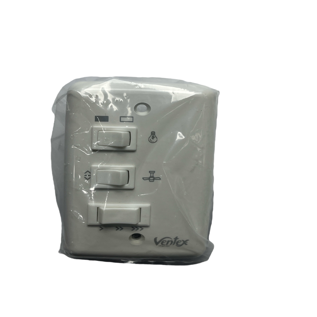Ventilador de Teto Nina 3 Pás 127 V LED 18 W 6500 K Preto/Preto 1604 Ventex