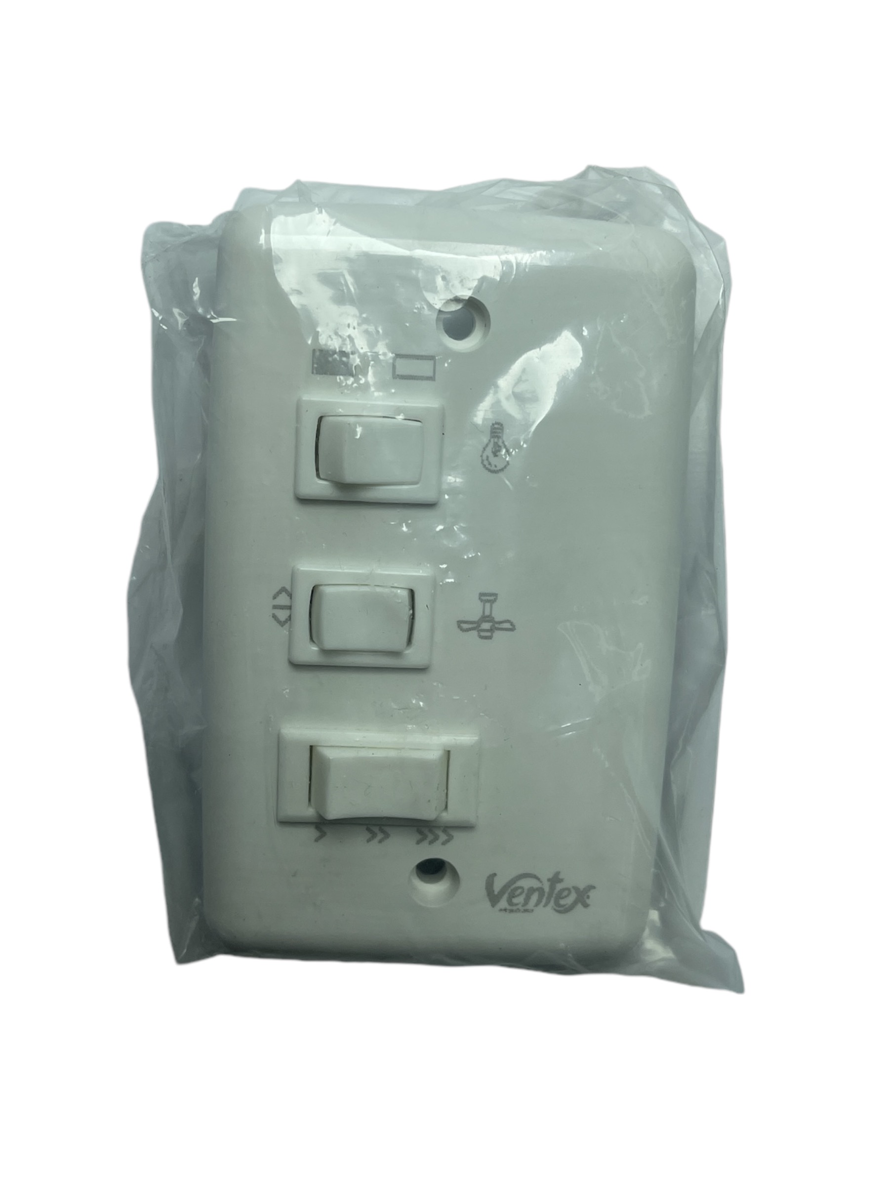 Ventilador de Teto Nina 3 Pás 127 V LED 18 W 6500 K Branco/Branco 1606 Ventex