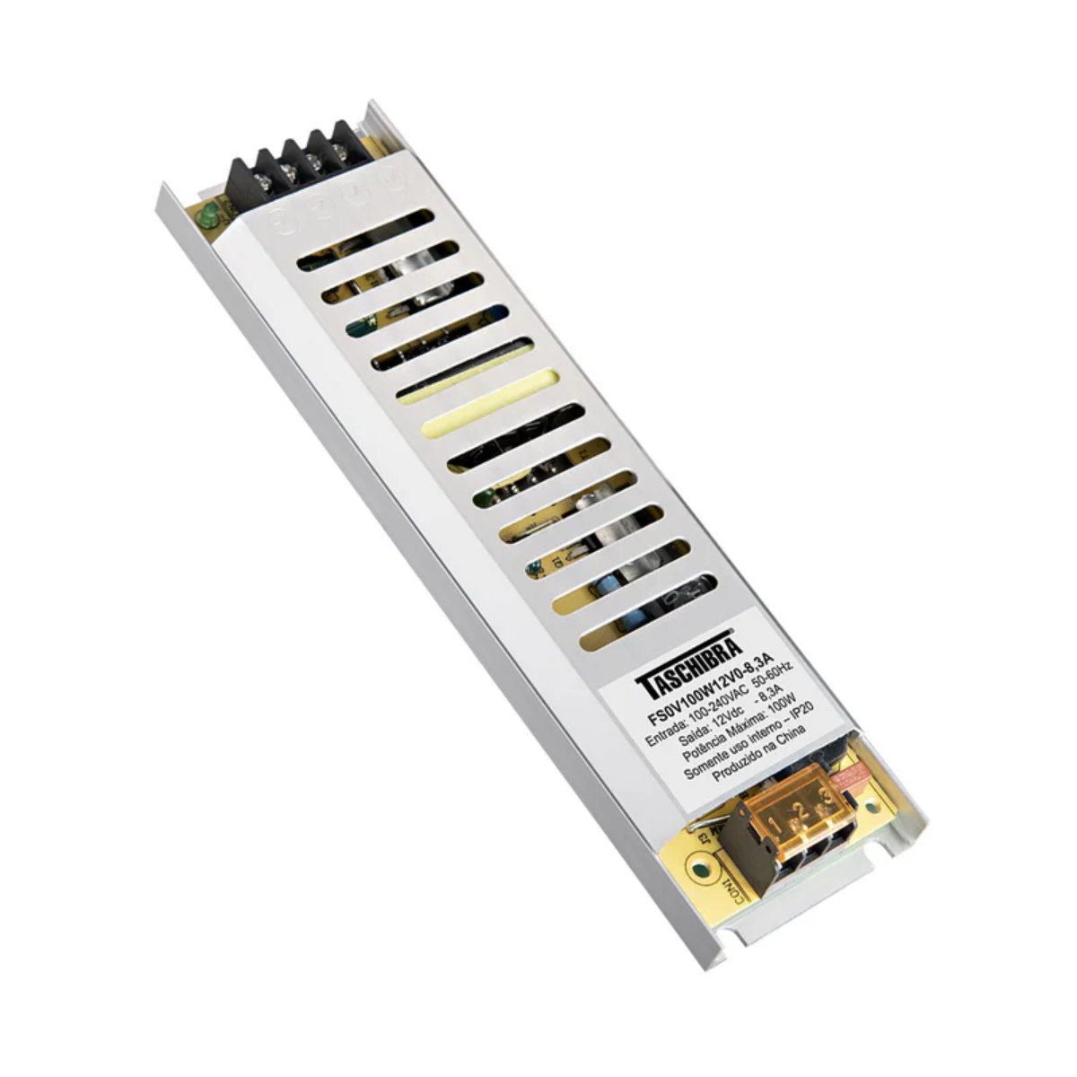 Fonte Chaveada para Fita LED 12 V 25 A 300 W Bivolt EBDV0038 Embuled