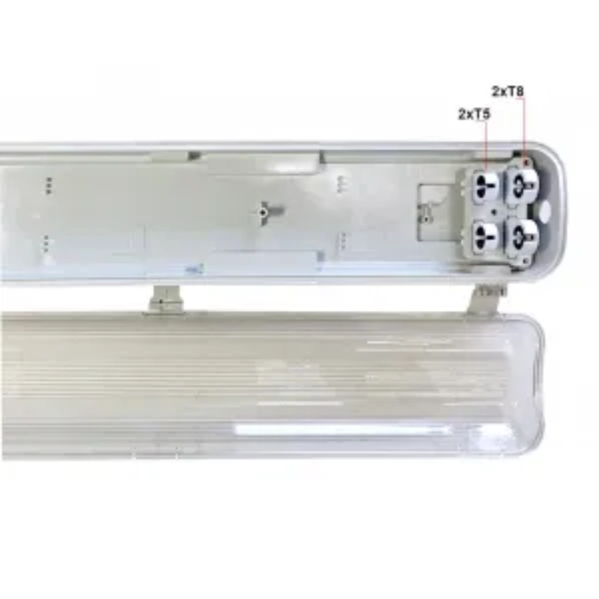 Luminária Industrial Hermética de Sobrepor 2 x 18 W 120 cm IP65 Amatools