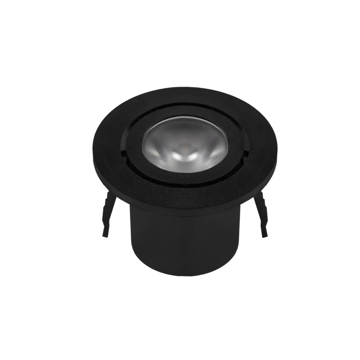 Spot LED Cabinet Nano de Embutir Redondo 1 W 3.000 K Bivolt Branco 80013104 Blumenau Iluminação