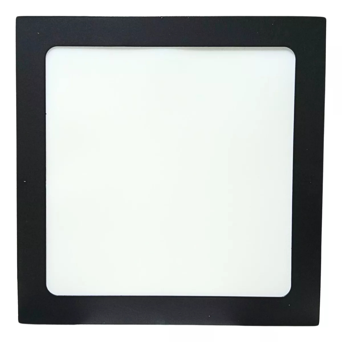 Painel Quadrado Embutir 18 W LED Bivolt 4000 K Preto Led90.208 Foxlux