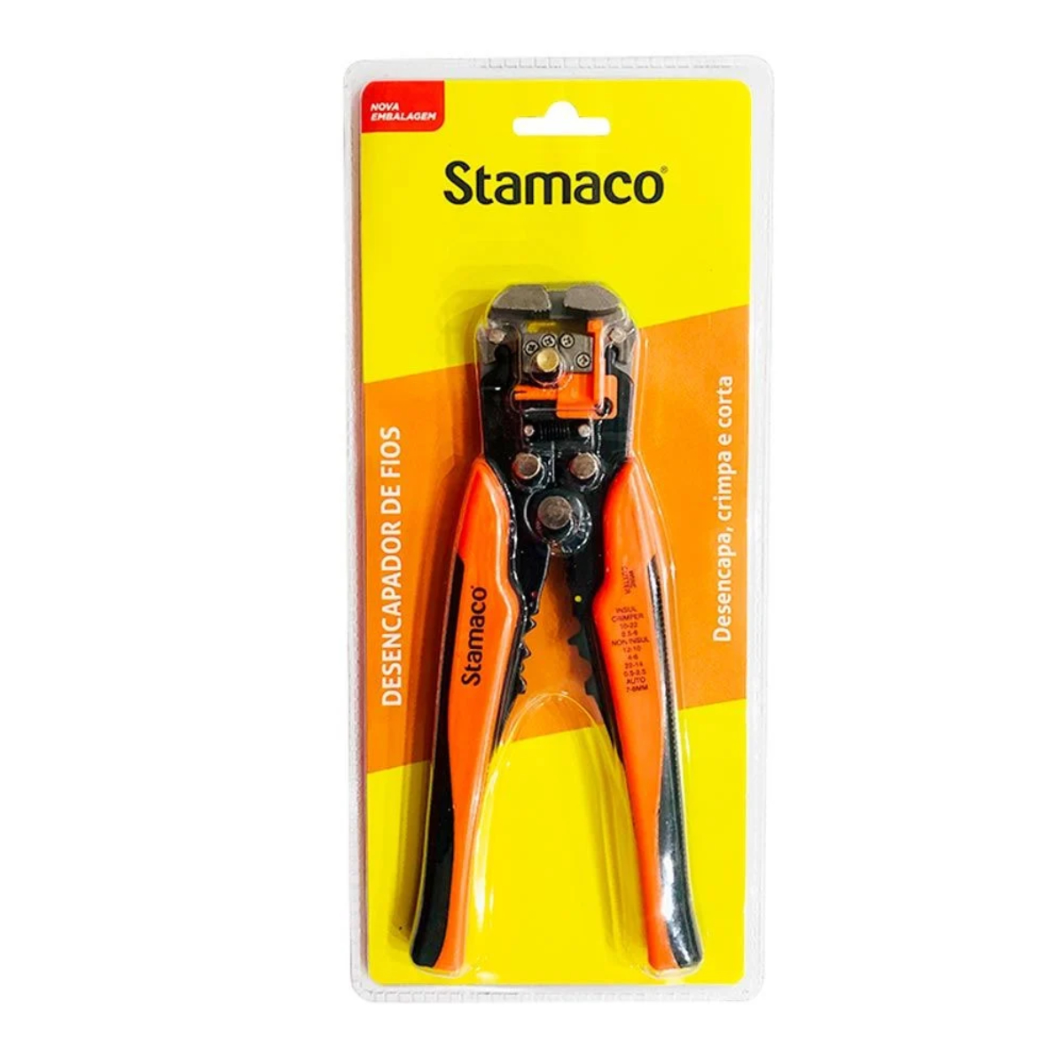 Alicate Desencapador de Fios 3878 Stamaco