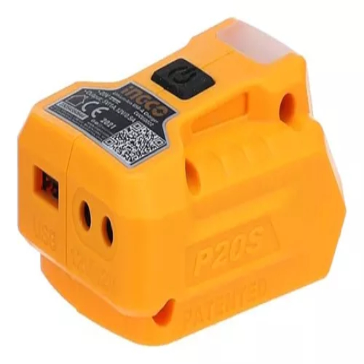 Adaptador Carregador para Bateria 20 V USB Linha P20S INGCO CUCLI2022