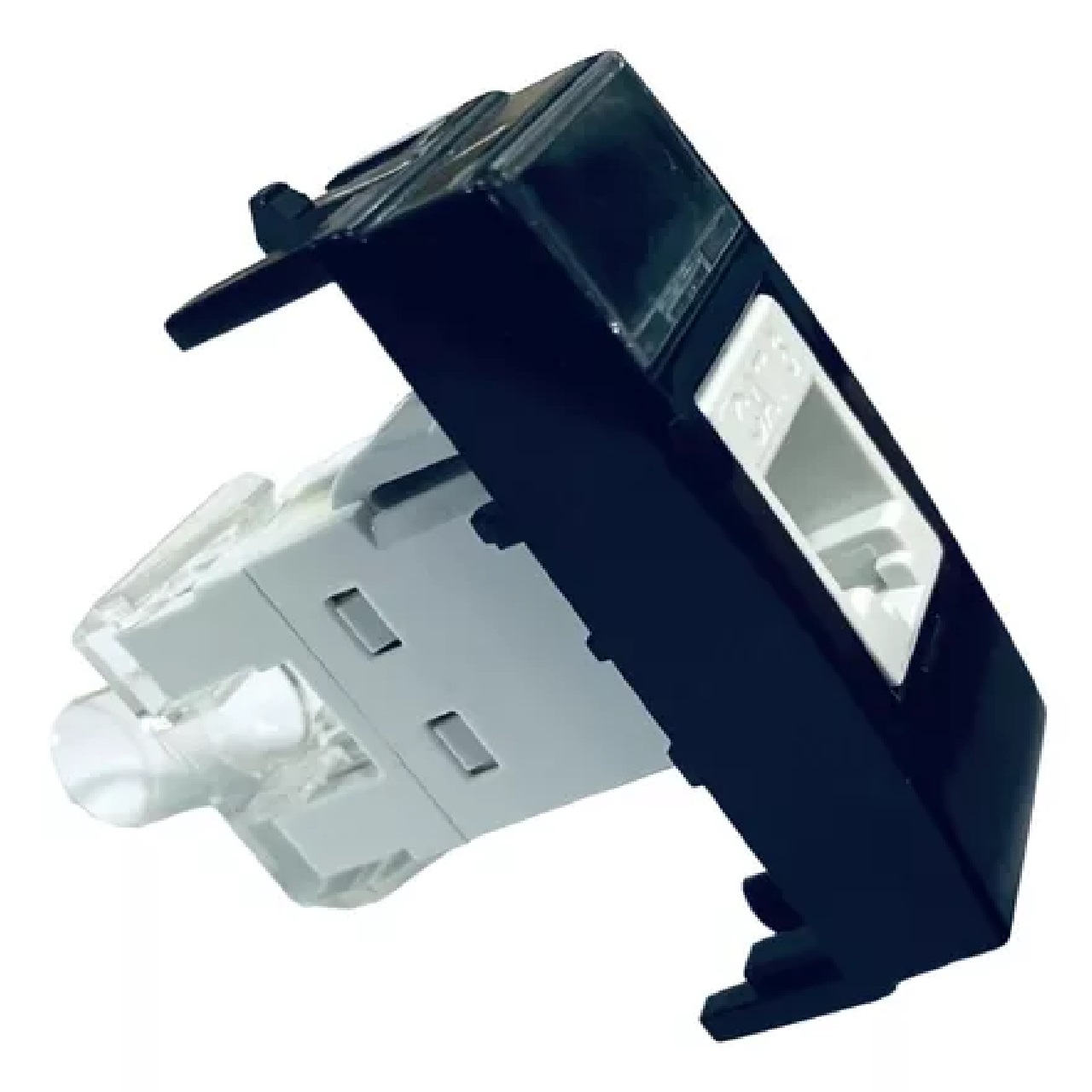 Tomada RJ45 Cat6 Preto Ebony PA16547 Margirius